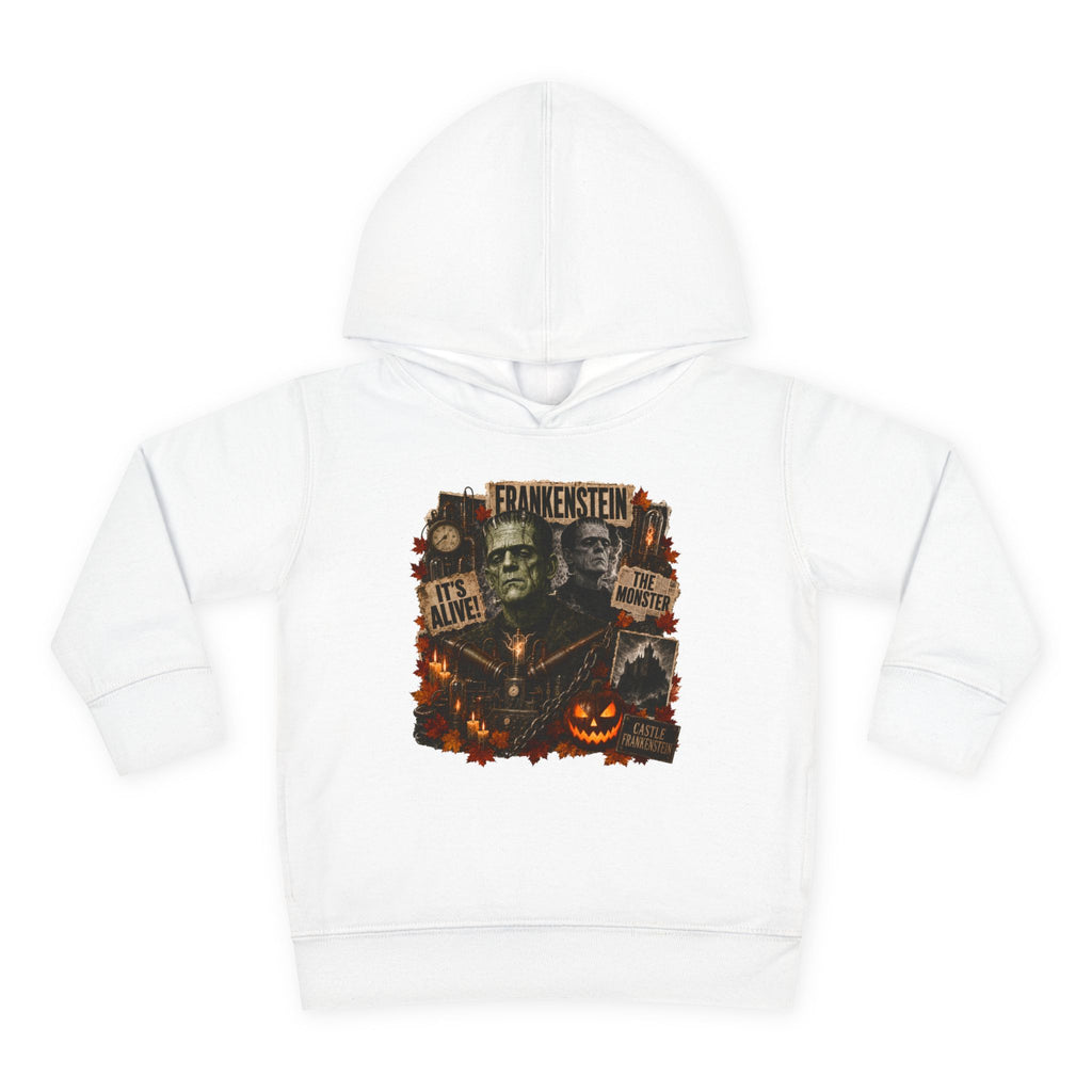Frankenstein Toddler Hoodie - Cute Spooky Halloween Pullover