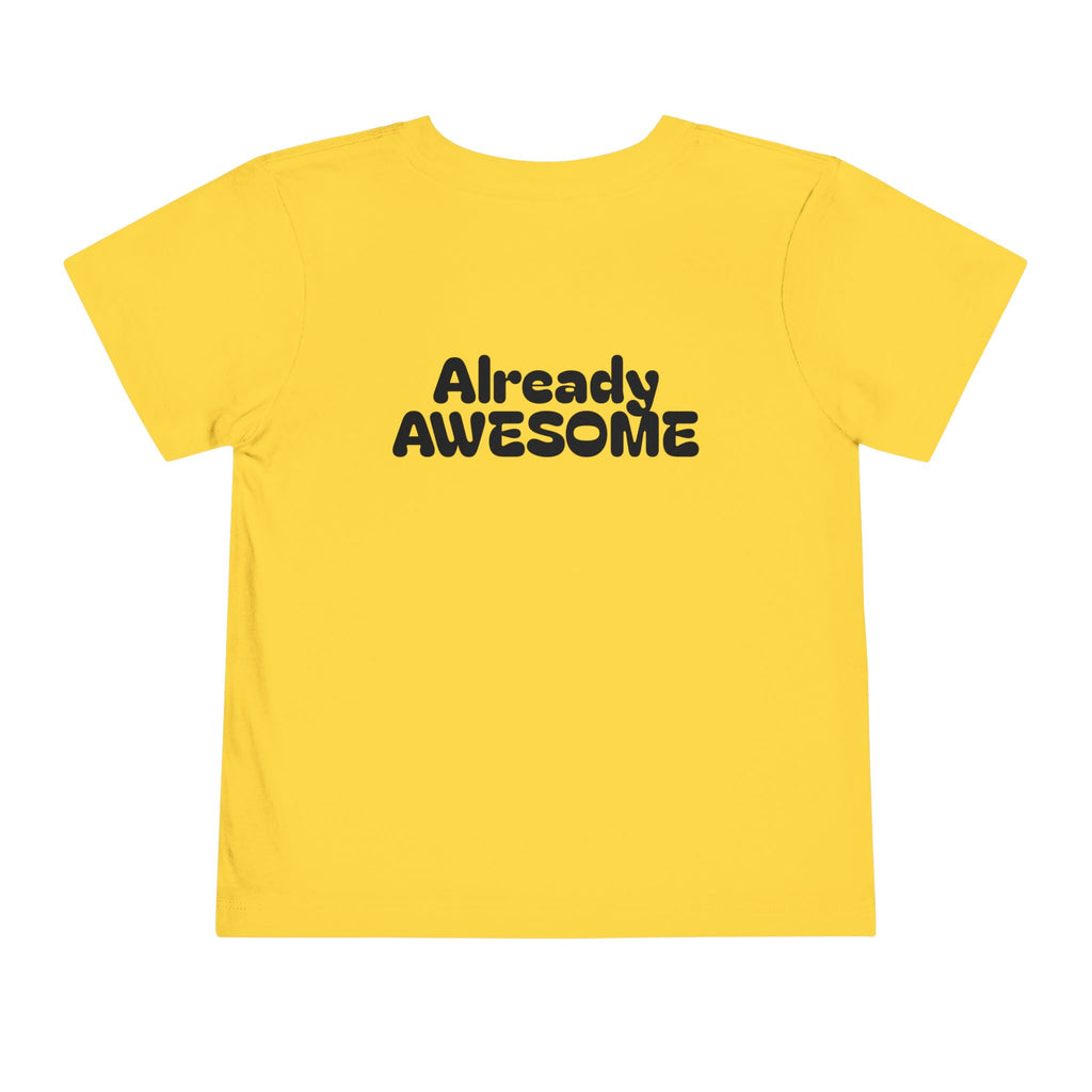 Toddler Tee - "Class of 2038" Front & "Already Awesome" Back Preschool Graduation Shirt