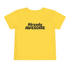 Toddler Tee - "Class of 2038" Front & "Already Awesome" Back Preschool Graduation Shirt