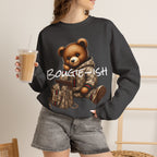 Cute Luxury Bear Bougie-ish Graphic - Pullover Sweatshirt