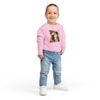 Kids Halloween Custom Initial Sweatshirt — Patchwork Pumpkin Witch Hat Design