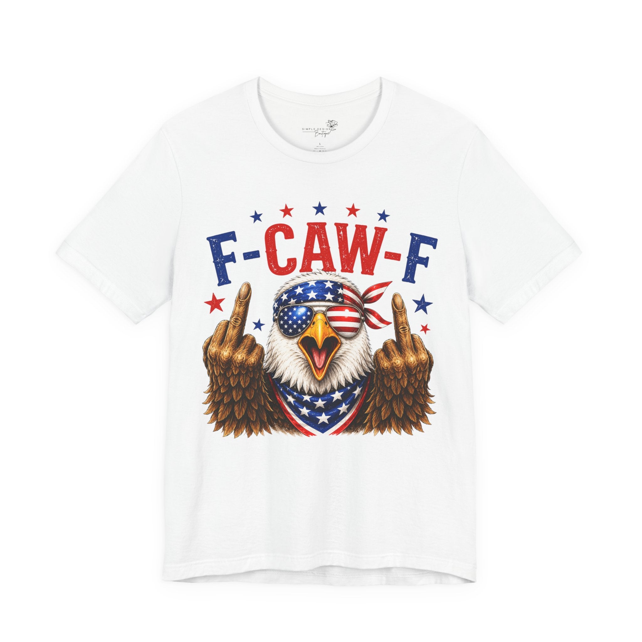 F-CAW-F Bald Eagle Patriotic T-Shirt