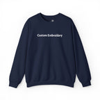 EMBROIDERED Custom Text (Dark Colors/Shades) Pullover Sweatshirts