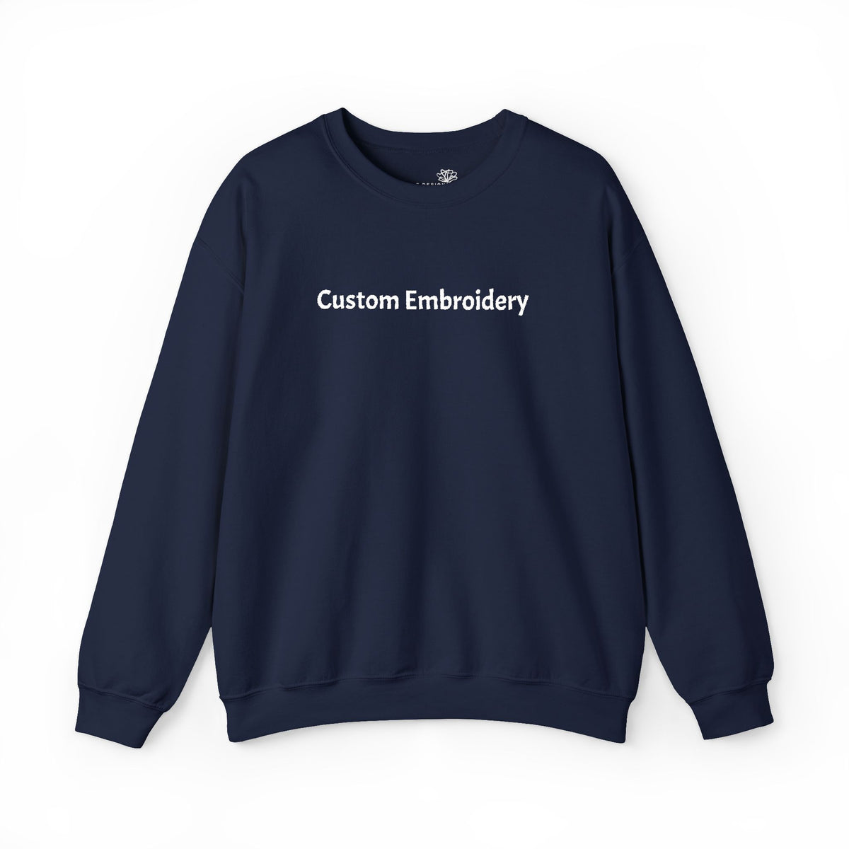 EMBROIDERED Custom Text (Dark Colors/Shades) Pullover Sweatshirts