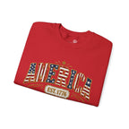 America 250th Anniversary Crewneck Sweatshirt — Patriotic Women’s Gift | S–3XL