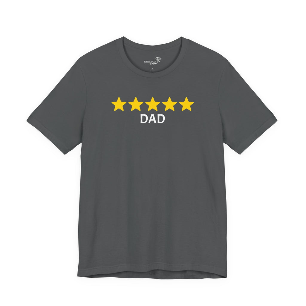 5 Star Dad — Would Recommend | Funny Father’s Day T-Shirt
