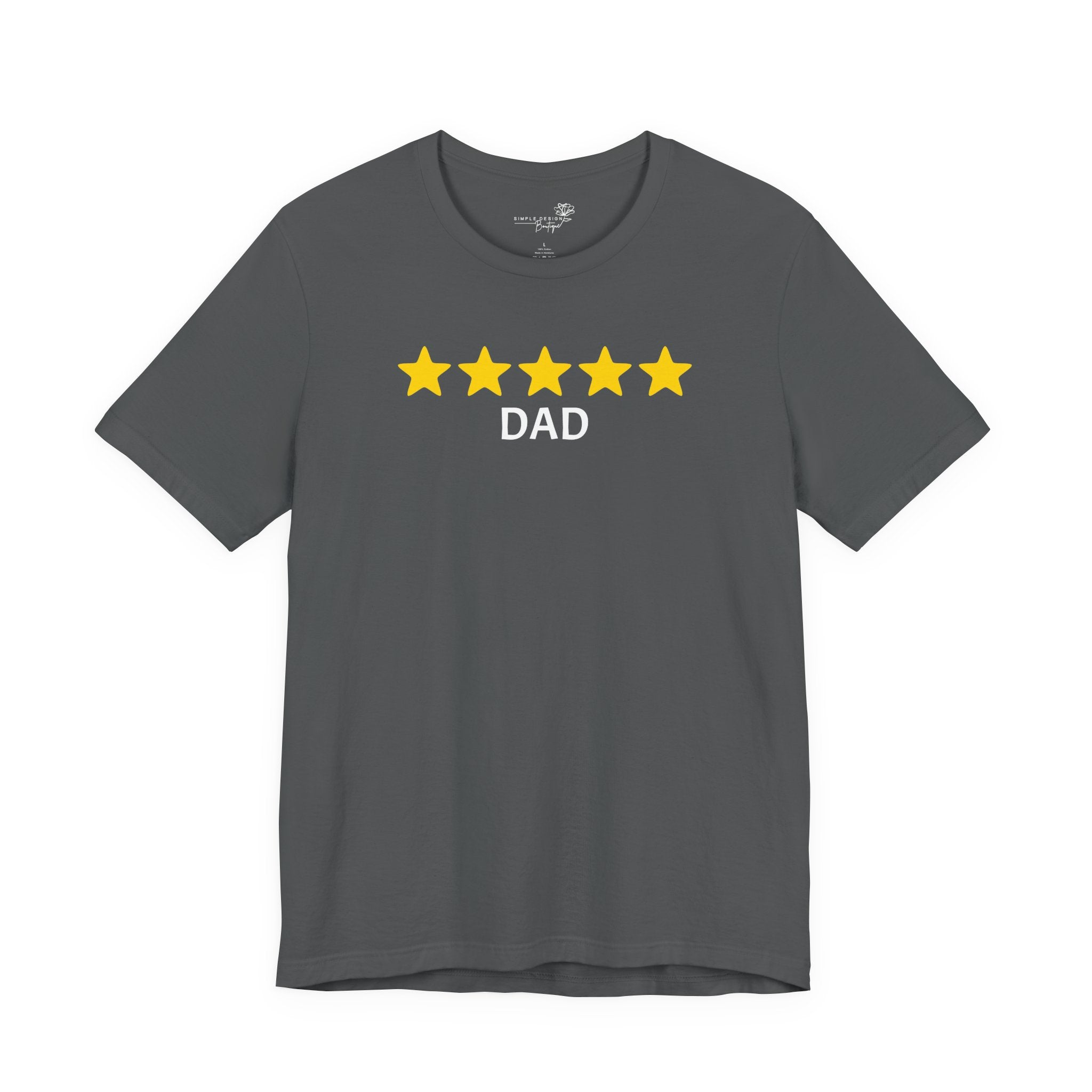 5 Star Dad — Would Recommend | Funny Father’s Day T-Shirt