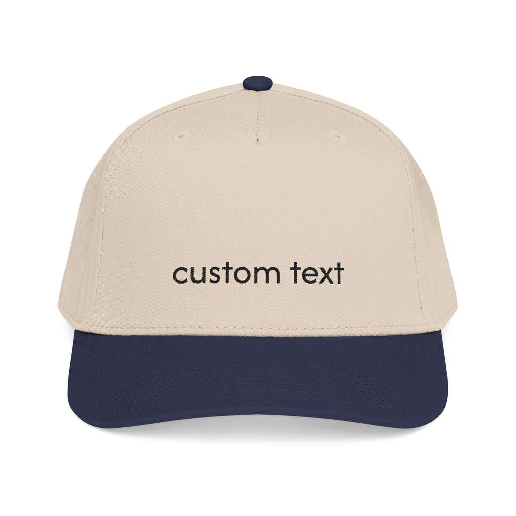 Custom Embroidered Mid-Profile Baseball Cap — Personalized Hat