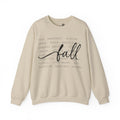Fall Script Graphic / Cozy Autumn Words Design - Pullover Sweatshirt