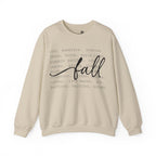 Fall Script Graphic / Cozy Autumn Words Design - Pullover Sweatshirt
