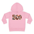 Toddler Hoodie - "BOO" Plaid Halloween Pullover