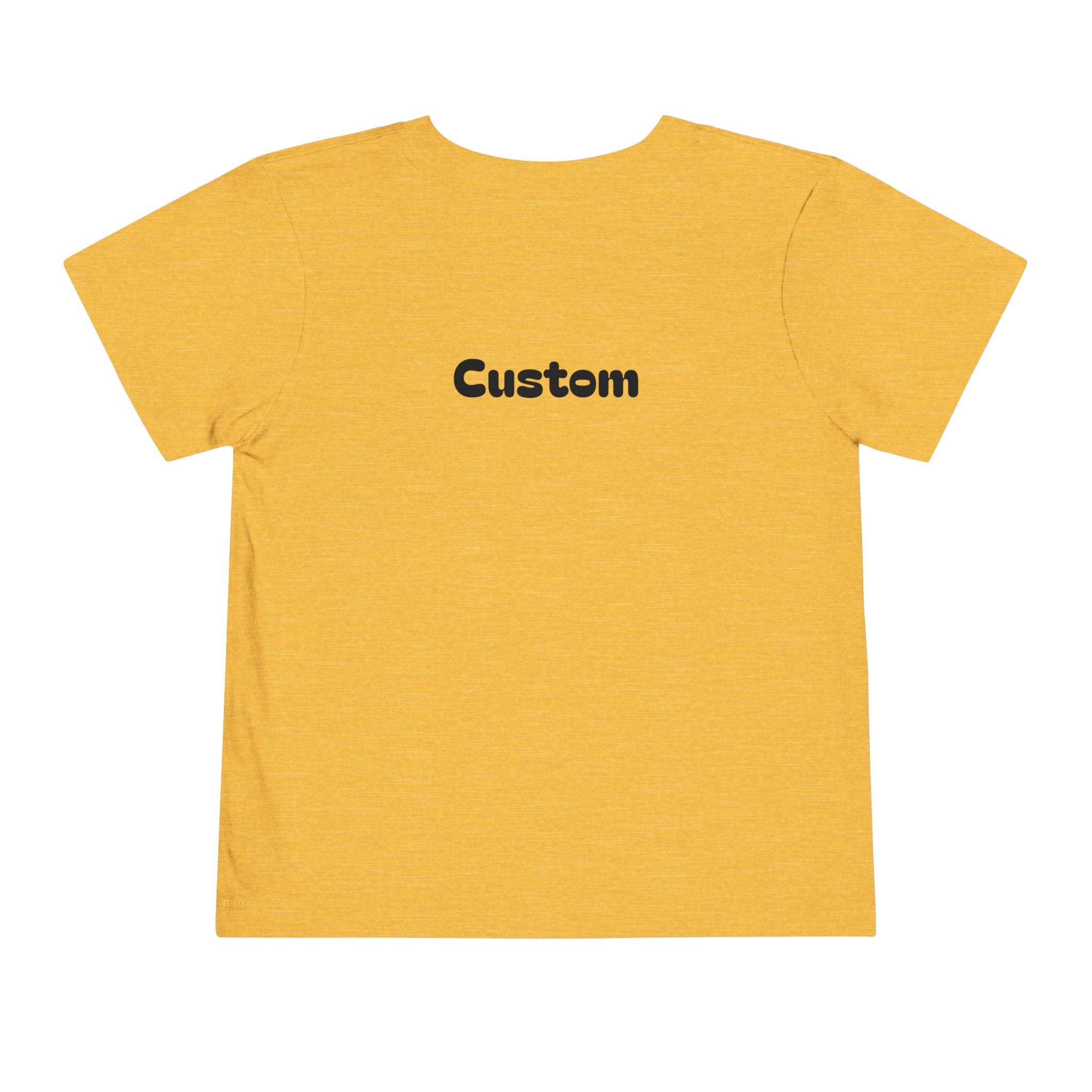 2026 Kindergarten Graduate FRONT & BACK (customize the back) Toddler T-Shirt