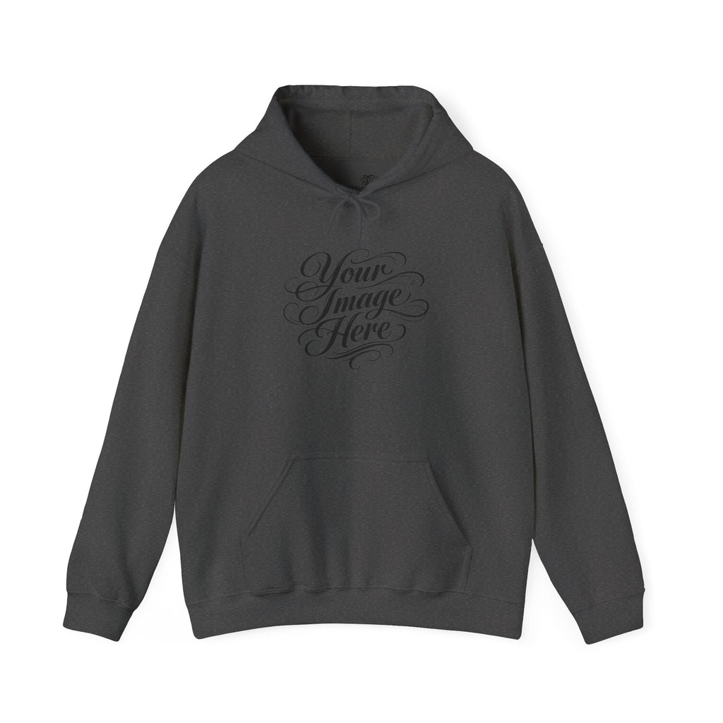Custom Image & Optional Text Graphic Print - Cozy Hoodie