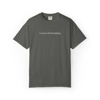 EMBROIDERED Custom Text Comfort Colors Unisex (Dark Colors/Shades) T-Shirt
