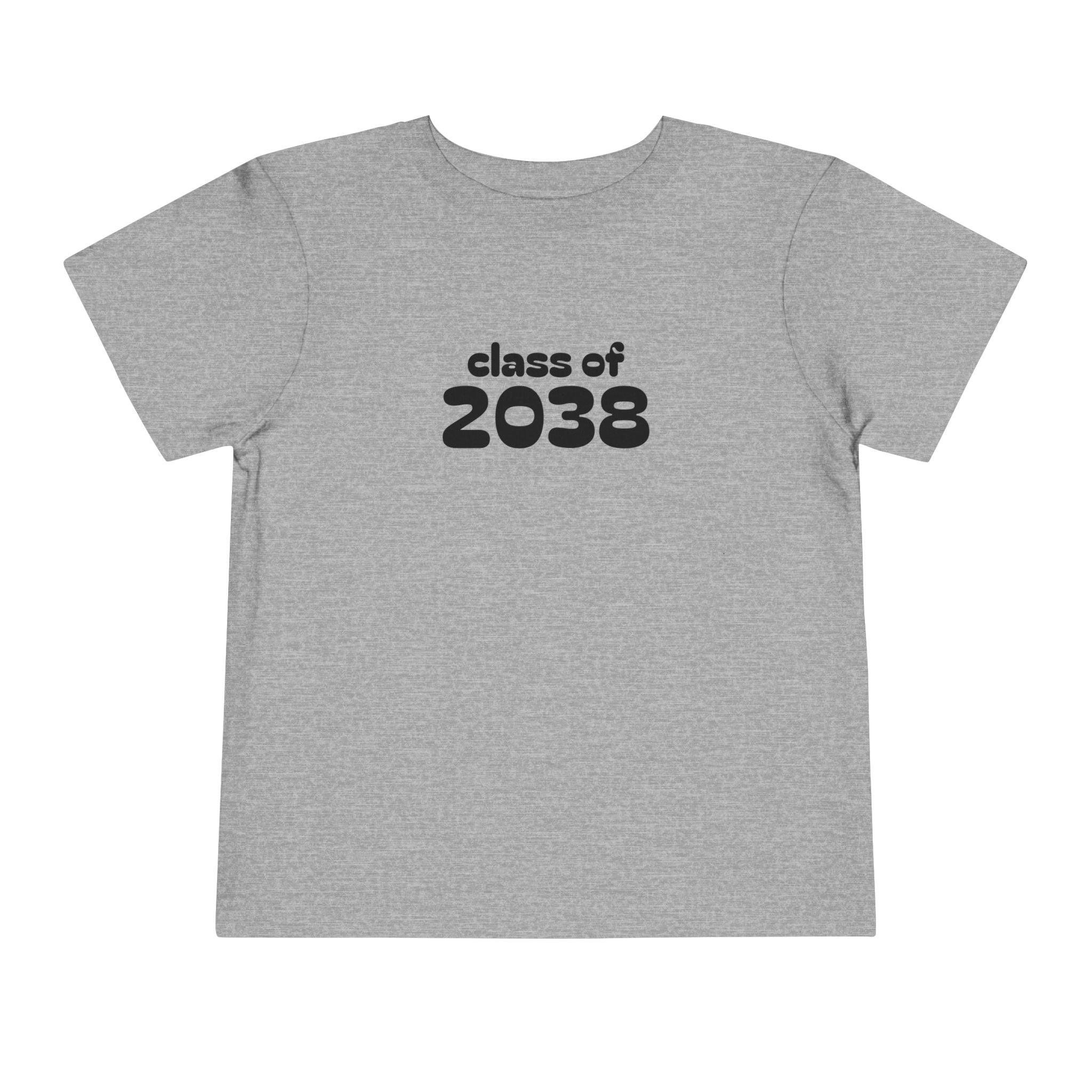 Toddler Tee - "Class of 2038" Front & "Already Awesome" Back Preschool Graduation Shirt