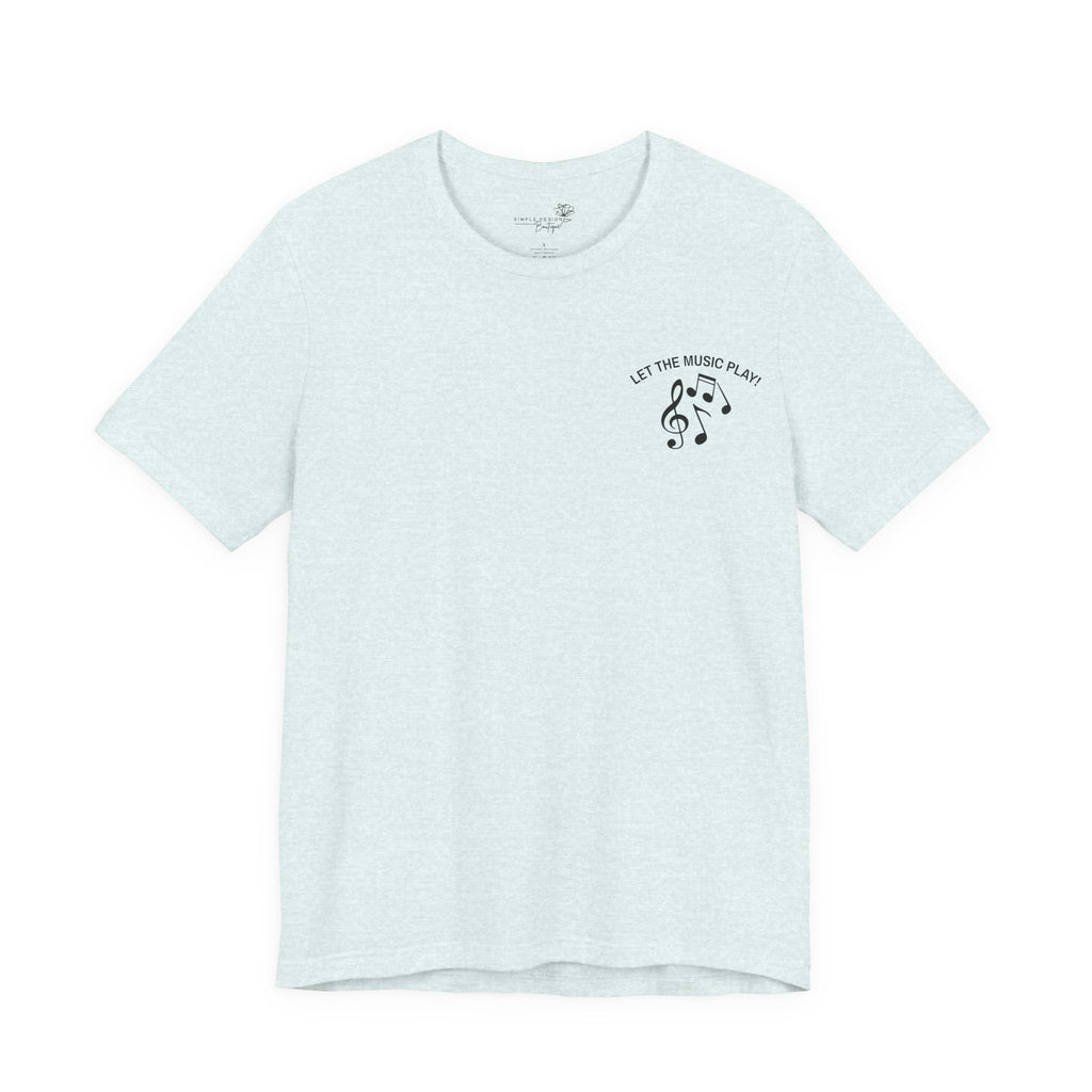 Musical Notes Unisex T-Shirt — Subtle Graphic Tee for Music Lovers 🎵