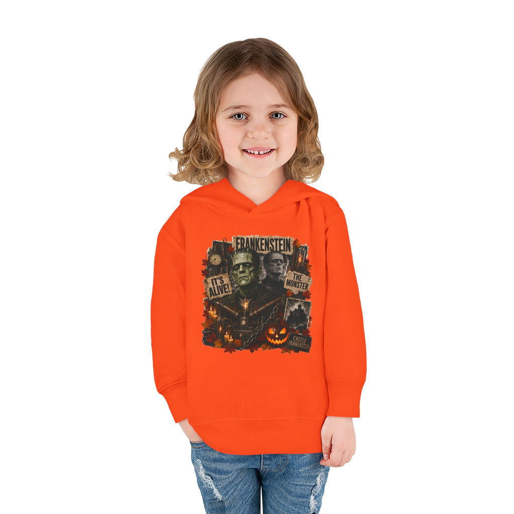 Frankenstein Toddler Hoodie - Cute Spooky Halloween Pullover
