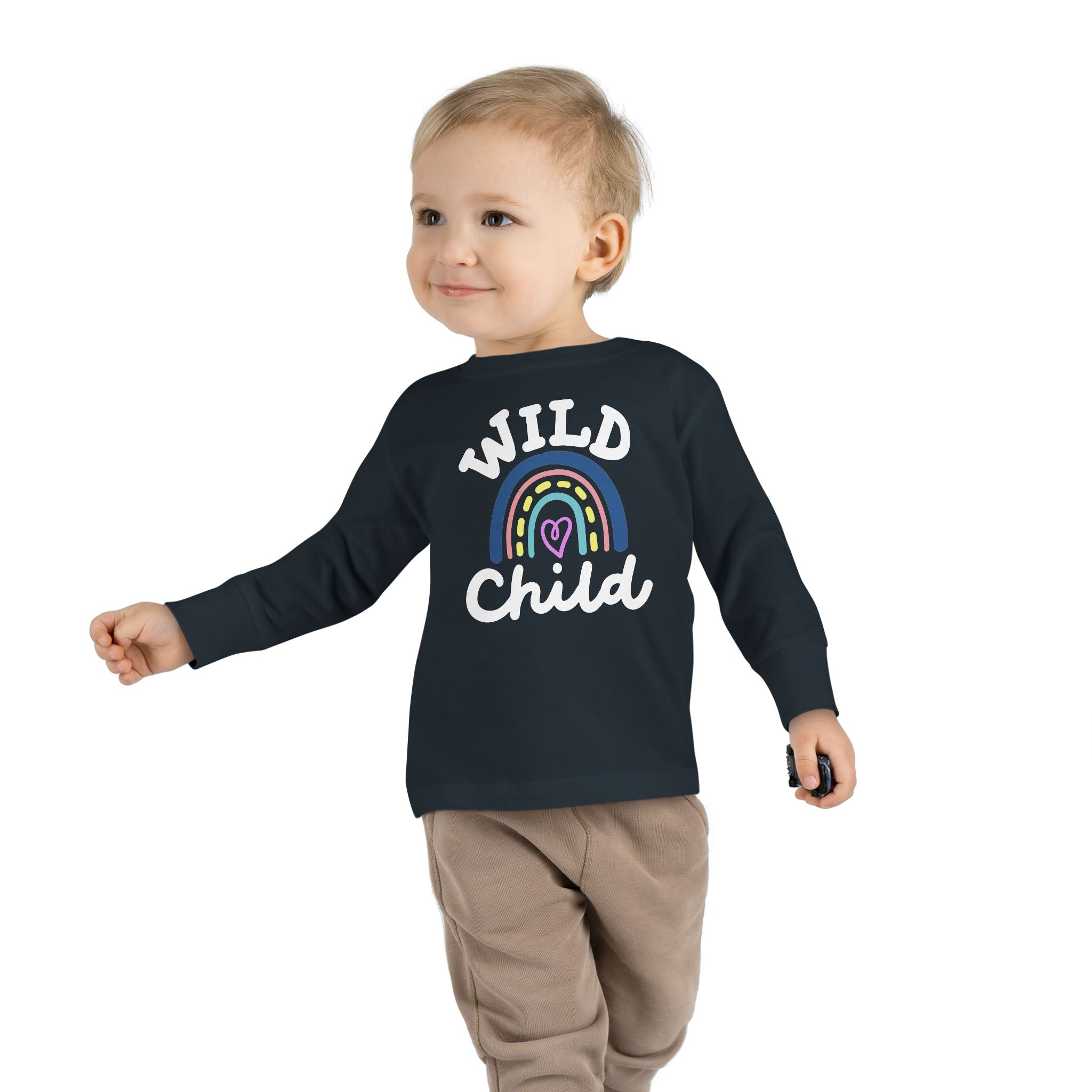 Wild Child — Toddler Long Sleeve Tee for Boys & Girls