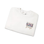 Her Secret Is Simple She Prays Sweatshirt - Print