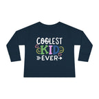Coolest Kid Ever — FRONT & BACK Customizable Toddler Long Sleeve Tee