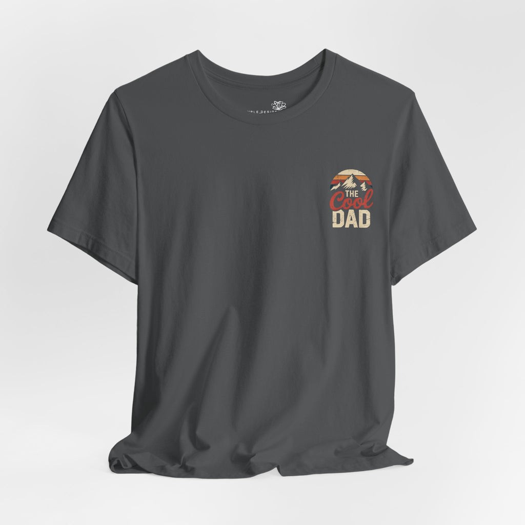 The Cool Dad — Left Chest Print T-Shirt