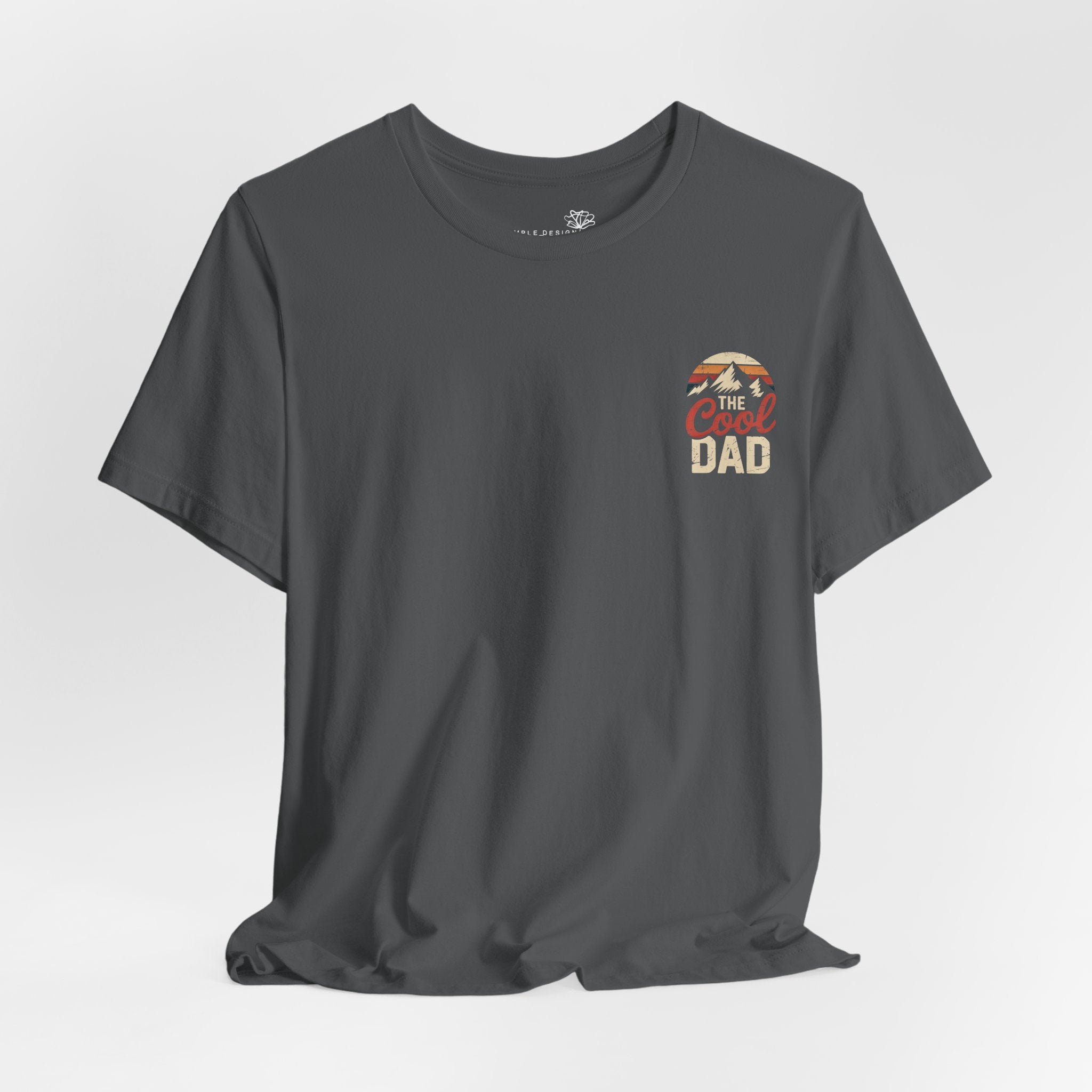 The Cool Dad — Left Chest Print T-Shirt