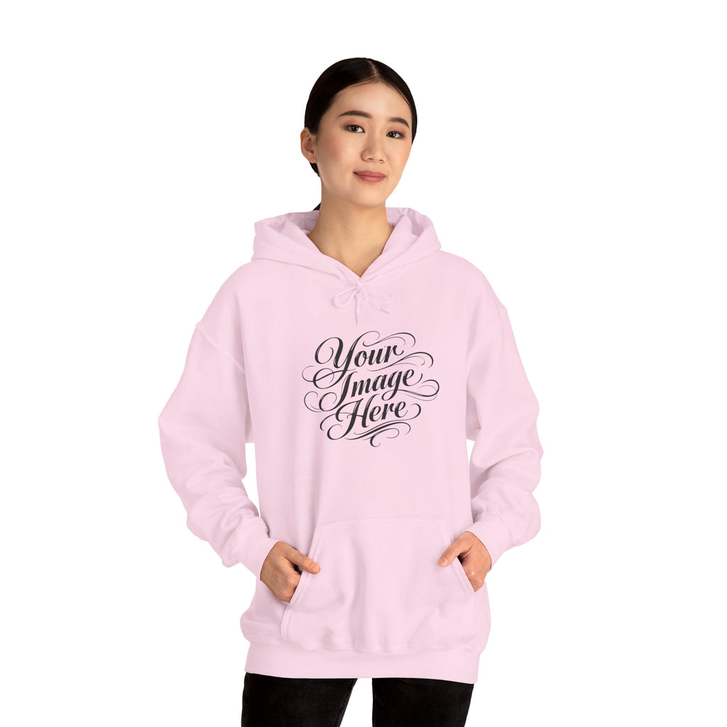 Women's Hoodie — Custom Image & Optional Text