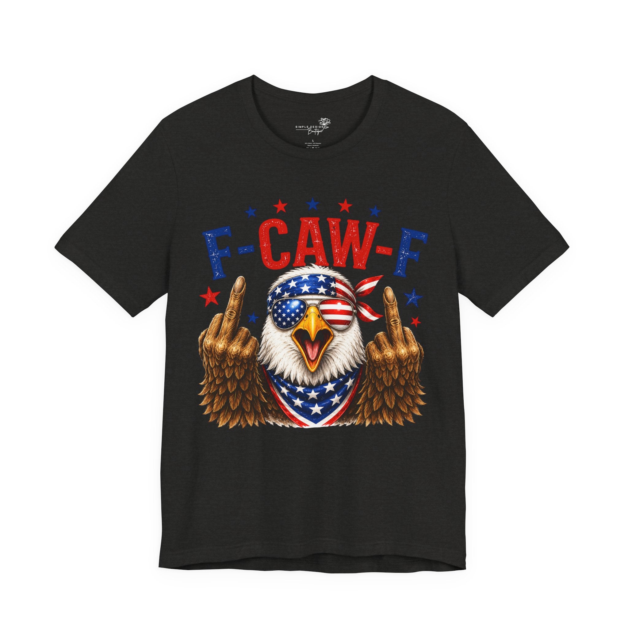F-CAW-F Bald Eagle Patriotic T-Shirt