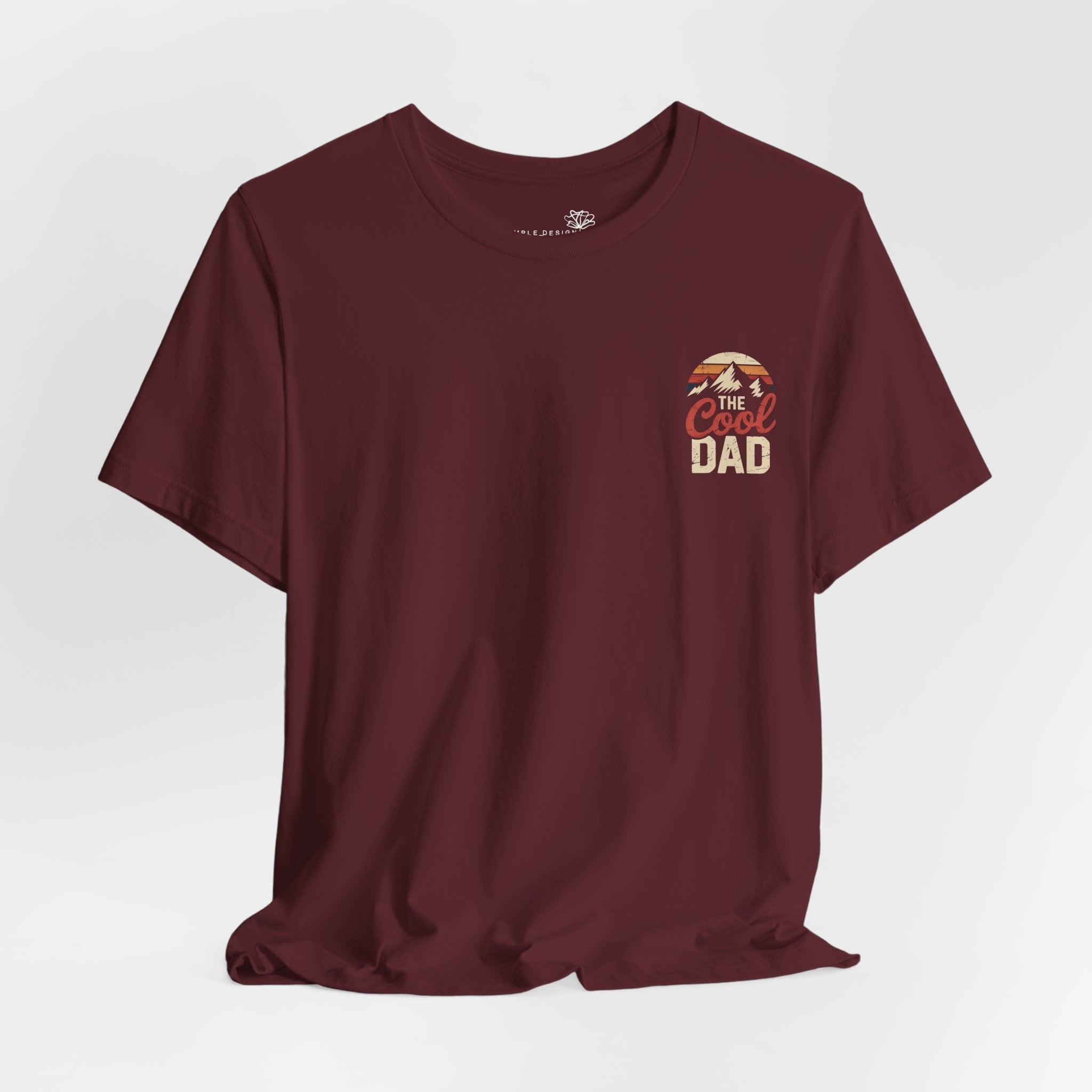 The Cool Dad — Left Chest Print T-Shirt