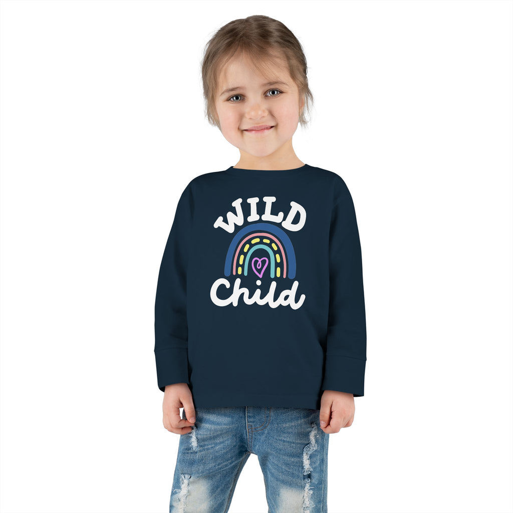 Wild Child — Toddler Long Sleeve Tee for Boys & Girls