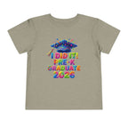 I Did It — Pre-K Graduate 2026 Toddler T-Shirt