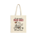 Tote Bag — “On My Way to Hoard Books and Cause Chaos” Literary Book Lover Tote