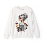 "You Are" Inspirational Graphic - Cozy Pullover Sweatshirt