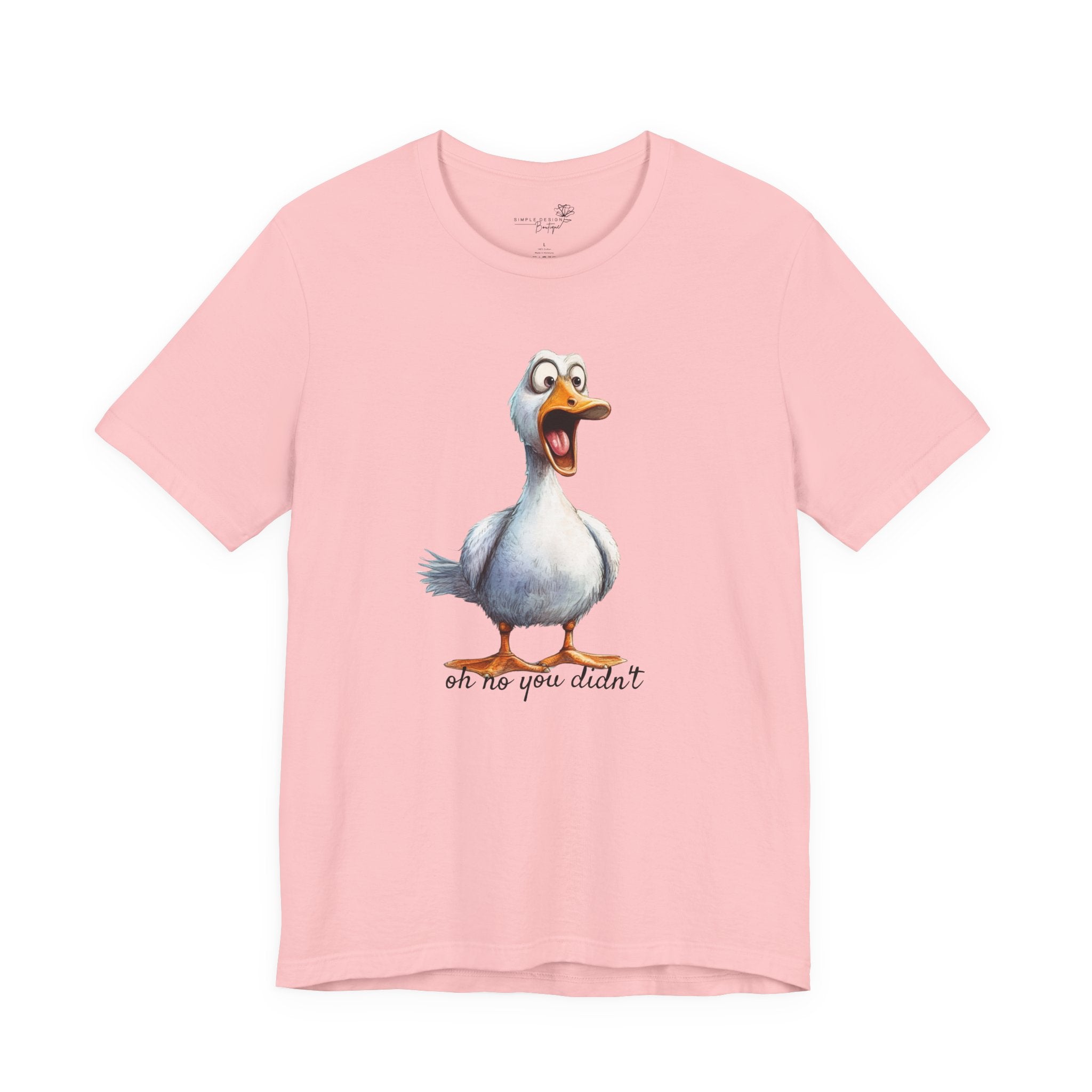 Oh No You Didn't! Surprised Duck Unisex T-Shirt - Print