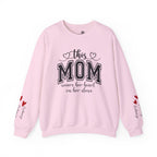 Mom Sweatshirt — Personalized Kids' Names on the Sleeve