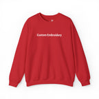 EMBROIDERED Custom Text (Dark Colors/Shades) Pullover Sweatshirts