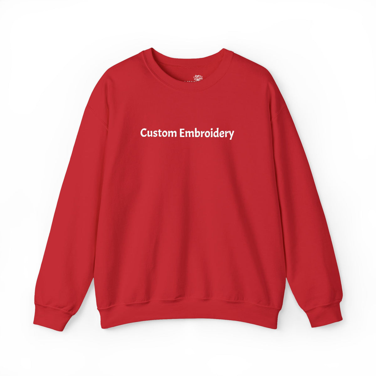 EMBROIDERED Custom Text (Dark Colors/Shades) Pullover Sweatshirts