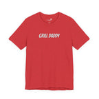 Grill Daddy Embroidered T-Shirt — Funny BBQ Dad Gift Tee | XS–5XL