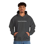 EMBROIDERED Custom Text (Dark Colors/Shades) Cozy Unisex Hoodies