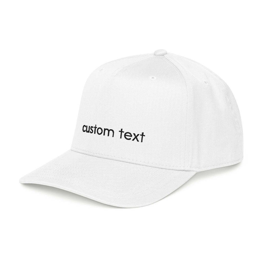 Custom Embroidered Mid-Profile Baseball Cap — Personalized Hat
