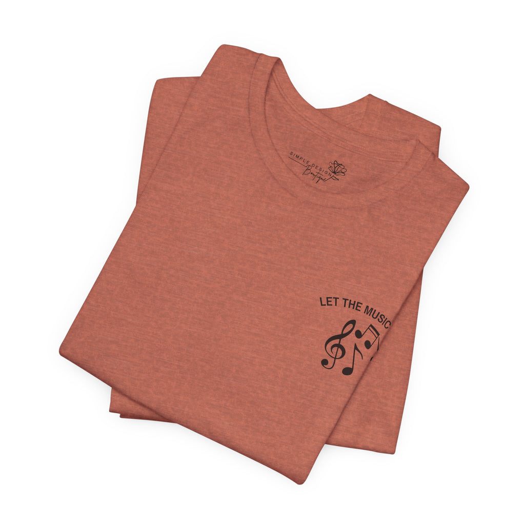 Musical Notes Unisex T-Shirt — Subtle Graphic Tee for Music Lovers 🎵