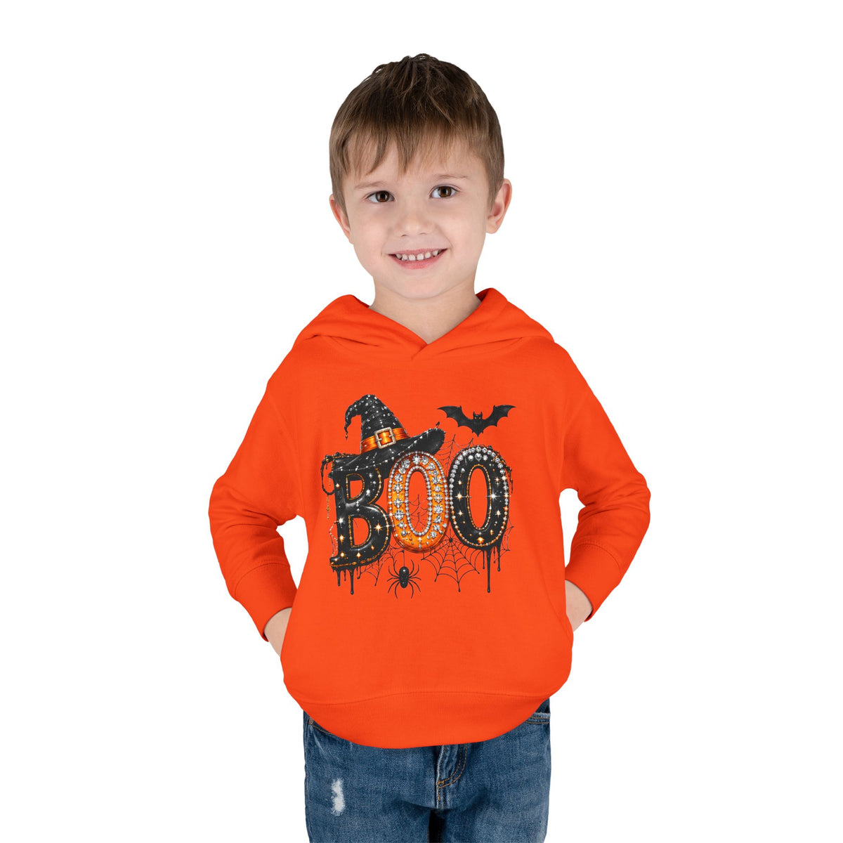 Toddler Halloween BOO Pullover Hoodie
