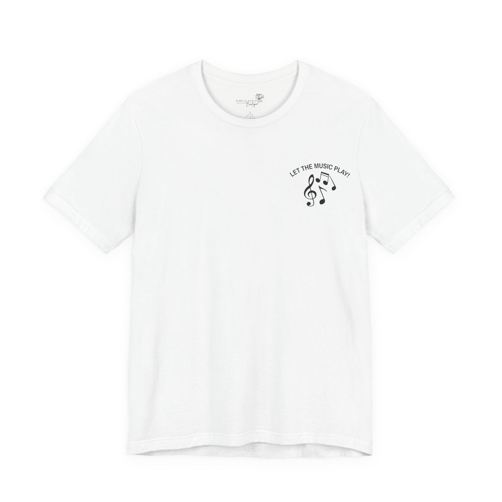 Musical Notes Unisex T-Shirt — Subtle Graphic Tee for Music Lovers 🎵