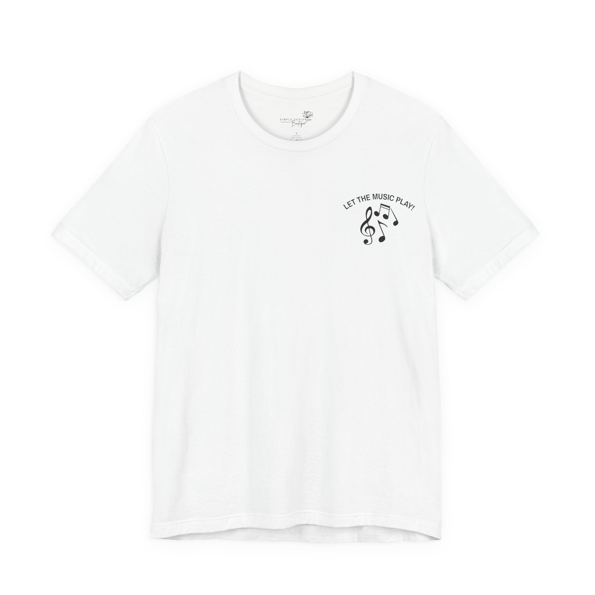 Musical Notes Unisex T-Shirt — Subtle Graphic Tee for Music Lovers 🎵