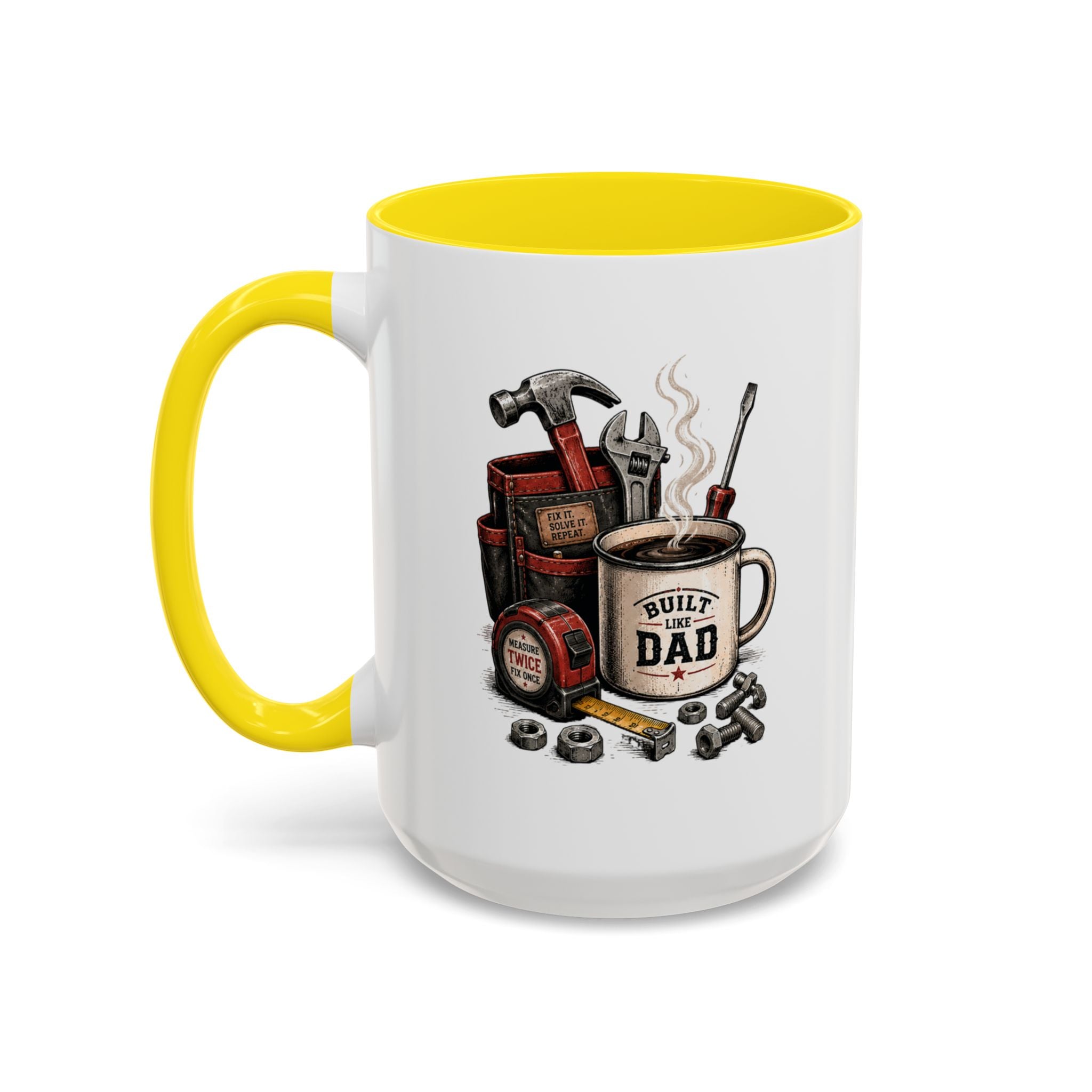 Dad’s Fix-It Fuel Coffee Mug — Funny Handyman Gift for Dad | 11oz & 15oz