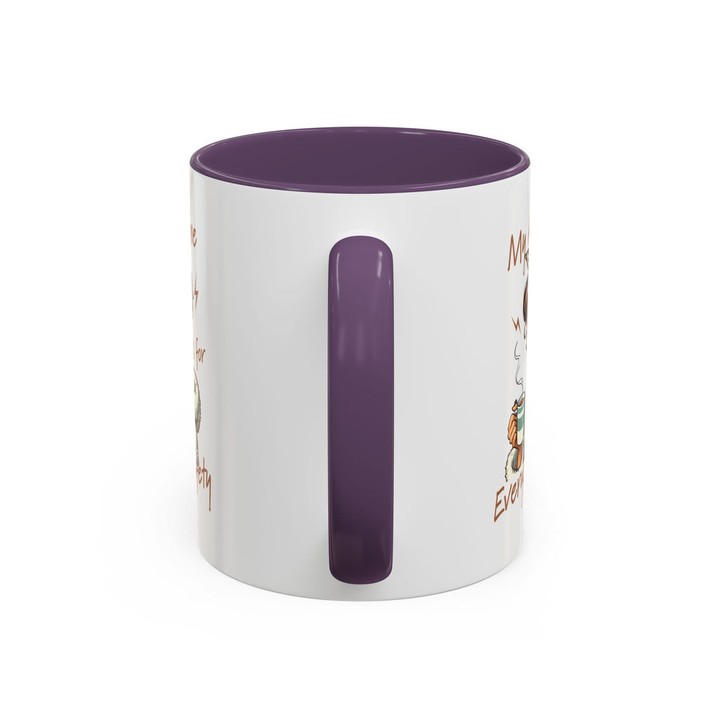 Coffee Mug — "My Alone Time Is for Everyone's Safety" Retro Woman Accent Mug