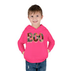 Toddler Hoodie - "BOO" Plaid Halloween Pullover