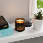 Soy Candle — Autumn Whimsical Amber Jar (Scented)