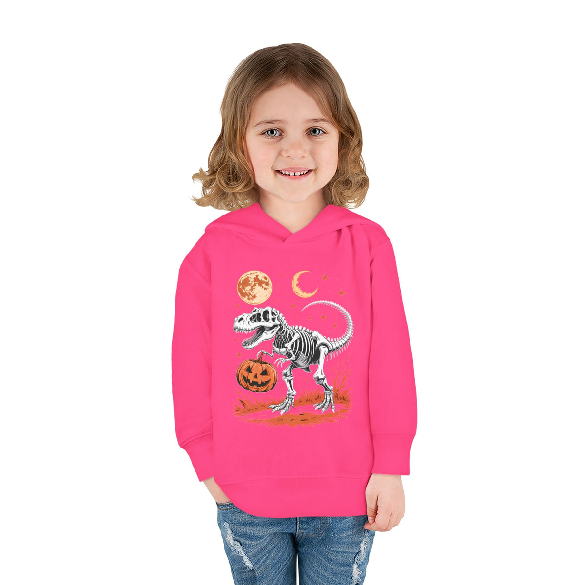 Toddler Halloween Dinosaur Pullover Hoodie