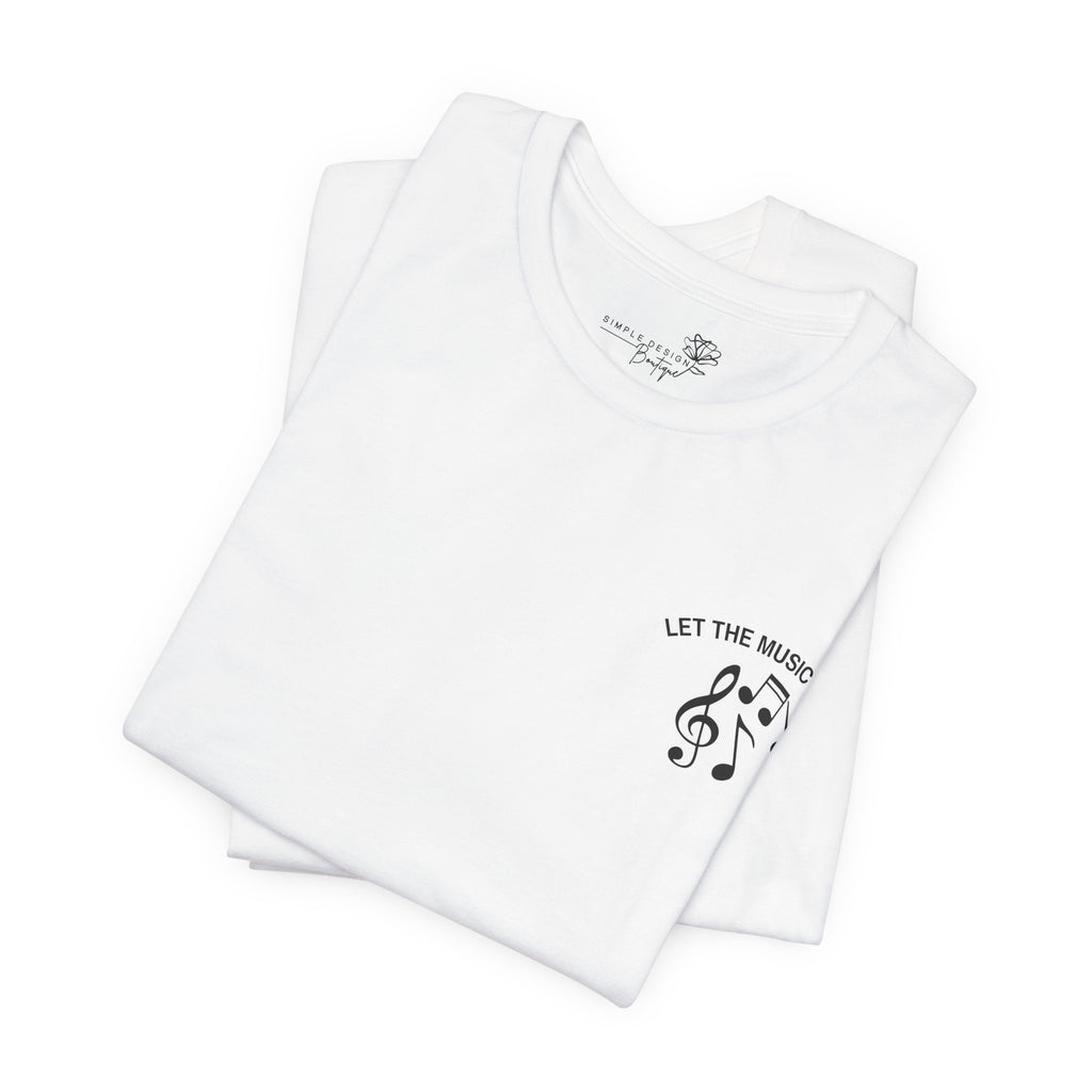 Musical Notes Unisex T-Shirt — Subtle Graphic Tee for Music Lovers 🎵